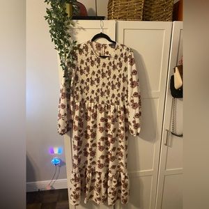 Floral midi dress